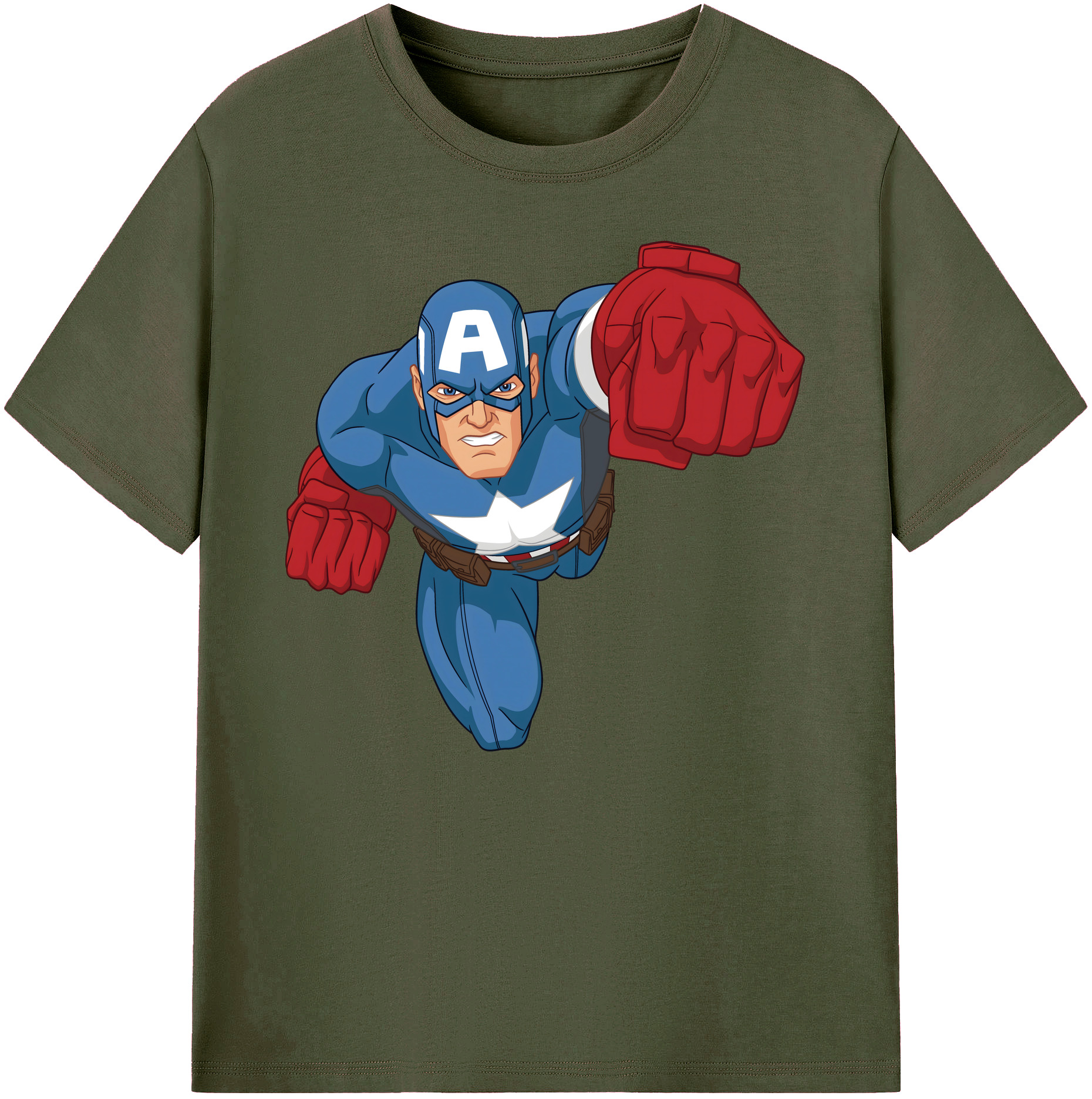 （画像用） アベンジャーズ The Avengers 綿100％ メンズ半袖Tシャツ｜肌触りやわらか＆通気性